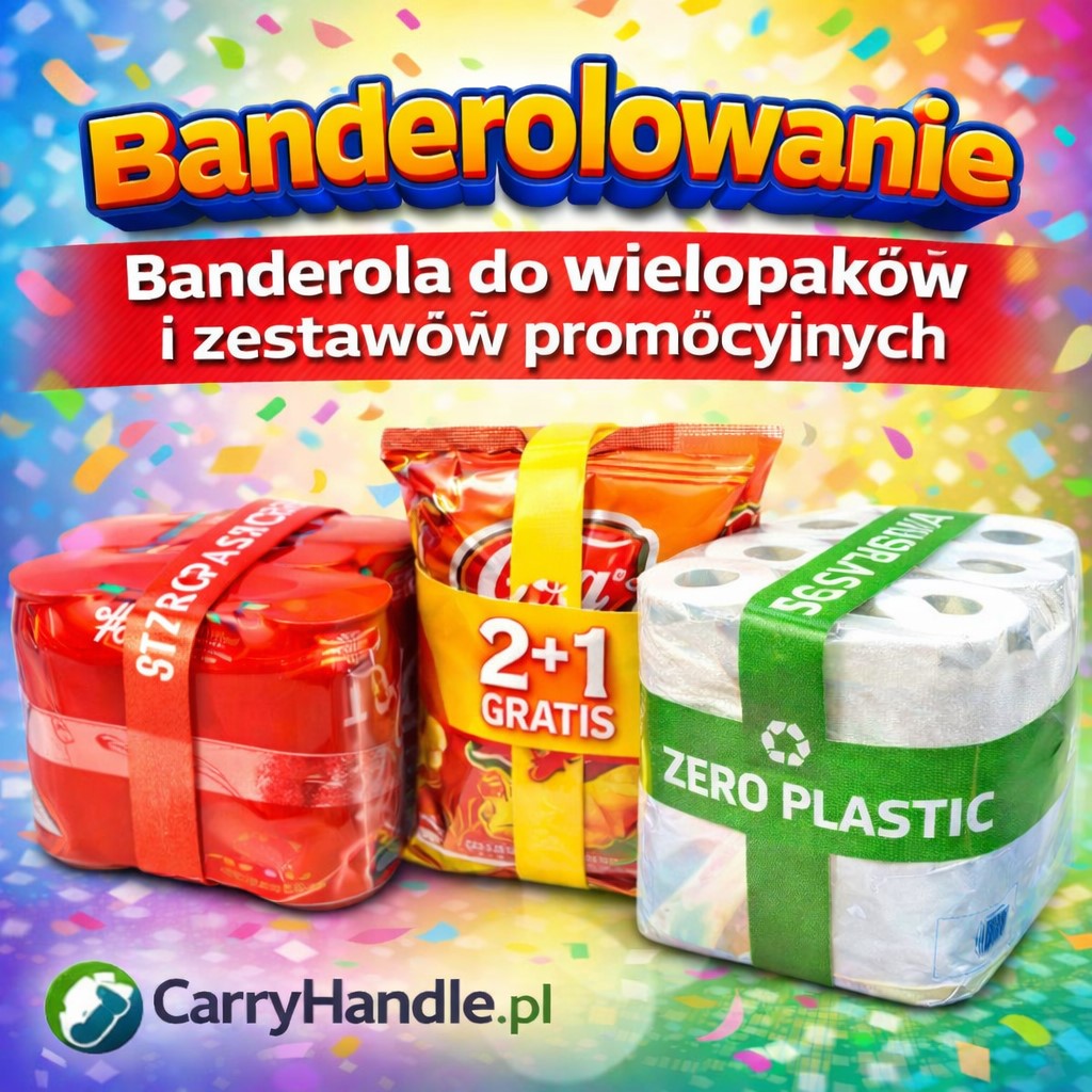 Banderolowanie: banderola do wielopaków i zestawów promocyjnych. Taśmy Carry Handle: nie tylko uchwyty. Także banderola do wielopaków i zestawów promocyjnych https://carryhandle.pl/banderolowanie/ ViRtex Nord Oy bovmatic™ InStock by PakShop PackTech 